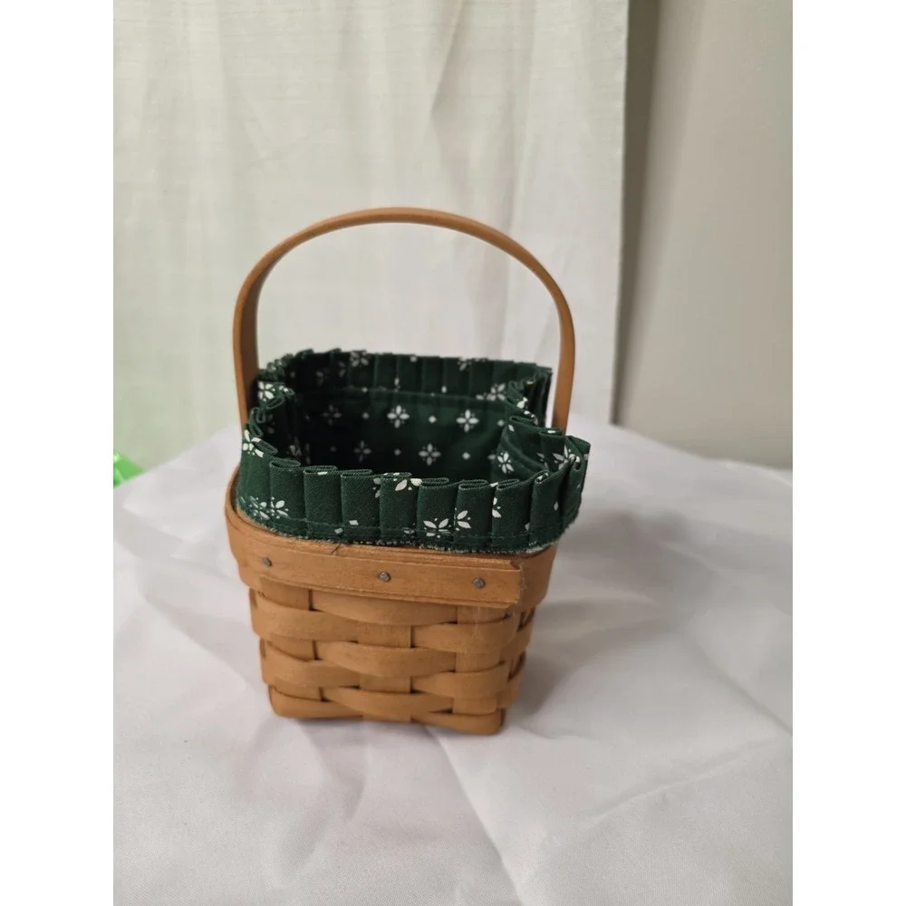 Longaberger Hostess Only Chives Booking‎ Basket+Protector+Liner Retired Vintage